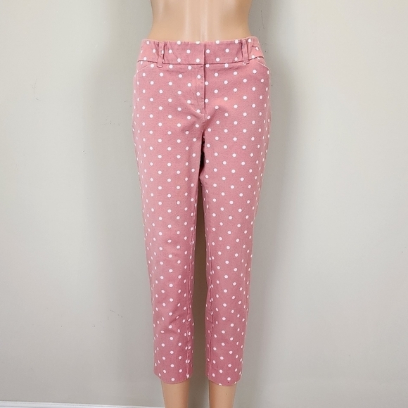New York & Company Polka-dot Cropped Jeans pants - Picture 2 of 11
